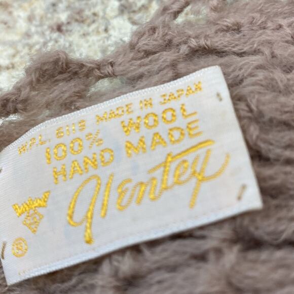 Glentex vintage women’s wool nude color beaded wrap top - Picture 6 of 6